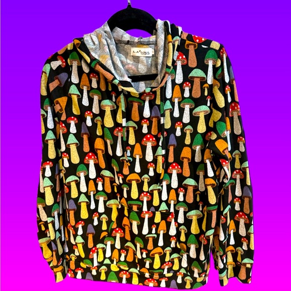 Shroom knit pullover with pockets - Picture 2 of 4